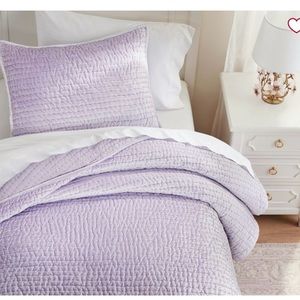 Pottery Barn Velvet Quilt